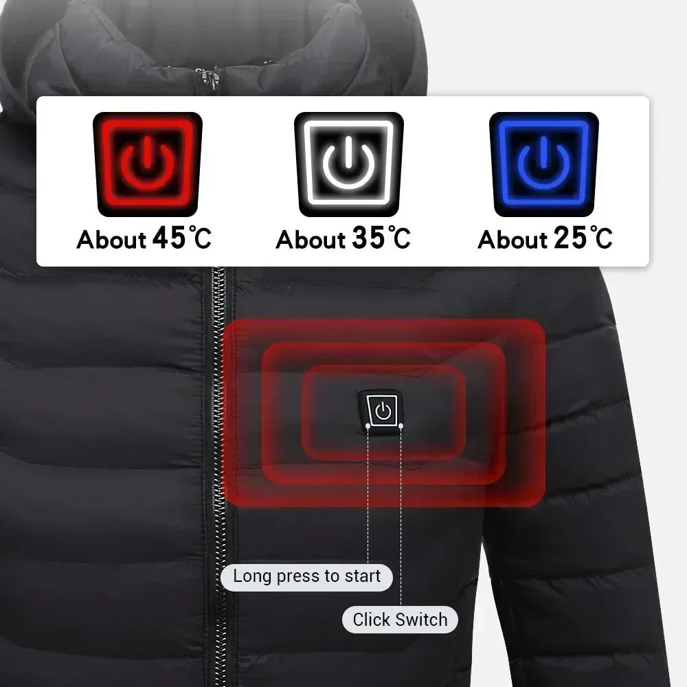 Heated Jacket Men's Women's Jacket USB Heating