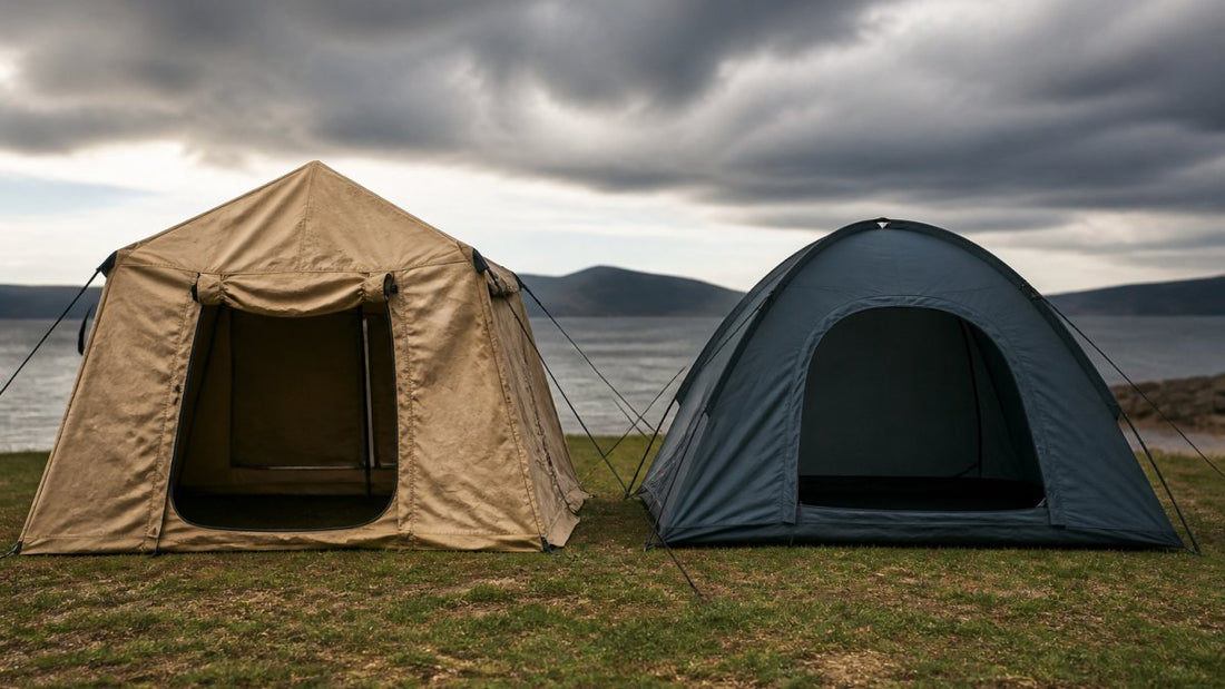 Canvas vs Polyester Tents for Australian Weather