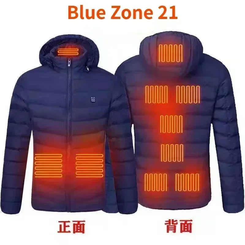 Heated Jacket Men's Women's  Jacket USB Heating